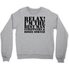 relax! i'm the best man Crewneck Sweatshirt