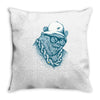 hip hop hibernation Throw Pillow