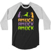 amuck, amuck, amuck! 3/4 Sleeve Shirt