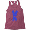 jake paul x blue Racerback Tank