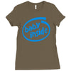 baby inside Ladies Fitted T-Shirt