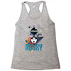 who loves husky Racerback Tank