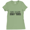 no hair dont care Ladies Fitted T-Shirt