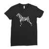 zebra pattern Ladies Fitted T-Shirt