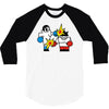 vector gamer boxing 3/4 Sleeve Shirt