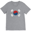 south korea international baseball V-Neck Tee