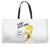 Homer Simpson Weekender Totes