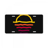 sunset line License Plate