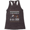 ya done messed up a a ron ugly sweater Racerback Tank