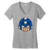 mecha mega rocks Women's V-Neck T-Shirt