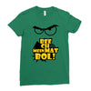 beech mein mat bol Ladies Fitted T-Shirt