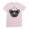 gas mask Ladies Fitted T-Shirt