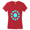 ironman logo avengers marvel comics gift Women's V-Neck T-Shirt