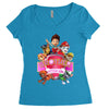 paw patrol birthday girl brother Women's Triblend Scoop T-shirt