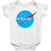 logic nasa Baby Onesie