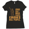kill people funny Ladies Fitted T-Shirt