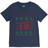 team 10 ugly christmas V-Neck Tee