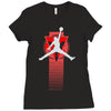 basketball jump Ladies Fitted T-Shirt