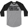 worlds greatest farter, i mean father 3/4 Sleeve Shirt