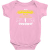 not all superheroes ... dresses Baby Onesie