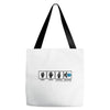 rock paper scissors hadouken Tote Bags