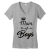 mom of boys Women's V-Neck T-Shirt