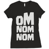 om nom nom Ladies Fitted T-Shirt