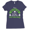 golfing dad much cooler Ladies Fitted T-Shirt