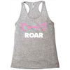 pussy roar - women's march alliance white logo Racerback Tank