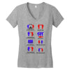 how politics work Women's V-Neck T-Shirt