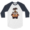 Wall-E Friends Groot 3/4 Sleeve Shirt