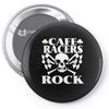 biker t shirt cafe racers ton up boys rockers greasers rock &amp; roll Pin-back button