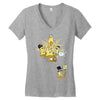 playing with monsters Women's V-Neck T-Shirt