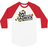 gamer wasd 3/4 Sleeve Shirt