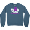 wod now wine later Crewneck Sweatshirt