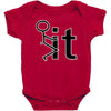 fk it funny college party Baby Bodysuit
