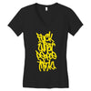 fuck what people think Women's V-Neck T-Shirt