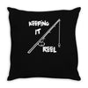 keeping it reel Throw Pillow