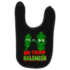 oh yeah kaleween Baby Bibs