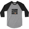 Vegan Because Plant Powered Badass Was Not an Offical Tittle FulL 3/4 Sleeve Shirt