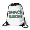 Snack Queen Drawstring Bags