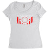 we are everywhere rifles flag Women's Triblend Scoop T-shirt