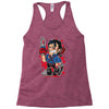 evil cartoon Racerback Tank