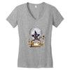 witch cat night Women's V-Neck T-Shirt