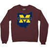 ohio for michigan Crewneck Sweatshirt