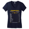 Capricorn Facts Zodiac Women's V-Neck T-Shirt