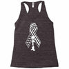 fallen soldier ribbon never forget military Racerback Tank
