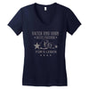 vater und sohn beste freunde Women's V-Neck T-Shirt