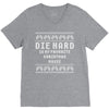 die hard ugly sweater V-Neck Tee