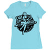 old school Ladies Fitted T-Shirt